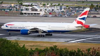 Full HD British Airways B777-200 Landing & Departure in San Juan Airport Puerto Rico.