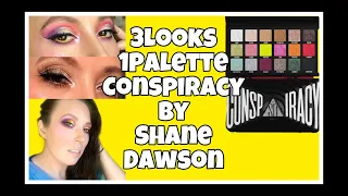 3 Looks 1 Palette - Conspiracy By Shane Dawson x Jeffree Star