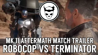 Mortal Kombat 11: Aftermath - Robocop vs Terminator gameplay trailer reaction