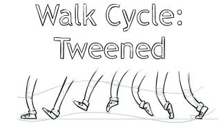 How To Animate - Walk Cycle (Tweened)