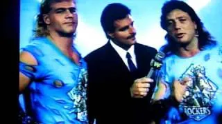 WWF   The  Rockers &  The  Dragon  interview  for  the  Montreal  Forum  event