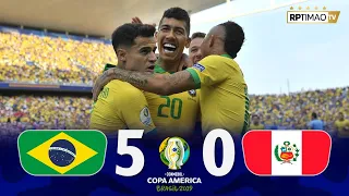 Brasil 5 x 0 Peru ● 2019 Copa América Extended Goals & Highlights ᴴᴰ