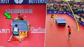 Rare & Most Unusual Table Tennis Shots [HD]