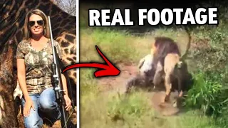 South African Trophy Hunter Messes With The WRONG Lion