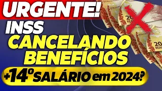 ATENÇÃO! INSS CANCELANDO BENEFÍCIOS - PROVA DE VIDA INSS 2024 +14° SALÁRIO INSS APROVADO?