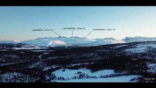 DJI Mavic Pro 4K video of Rondane, Streitlien, and Streitkampen in Norway