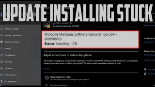 How to Fix Windows Update Installing Stuck on 0% in Windows 10