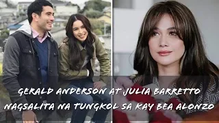 Gerald Anderson at Julia Barretto nagsalita na tungkol sa kay Bea Alonzo