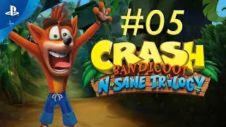 Lets Play - Crash Bandicoot N. Sane Trilogy - Part #5 Upstream