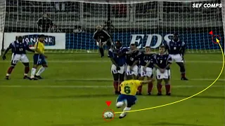 Roberto Carlos Incredible Free Kick vs France 1997 [Full HD]