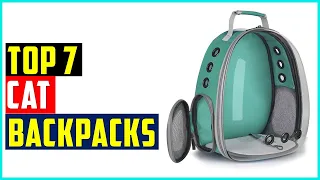 ✅Best Cat Backpacks 2022-Top 7 Best Pet Carrier Backpacks Review 2022