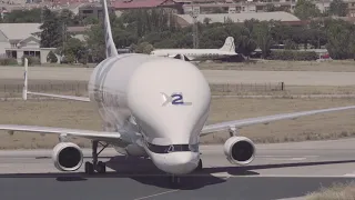 Beluga XL aterrizaje Airbus GETAFE_Primera vez