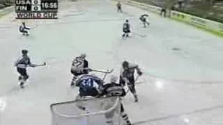 FIN-USA, World Cup of Hockey 2004 semifinal, part 1