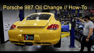 Porsche Cayman 987 Oil Change // How To!