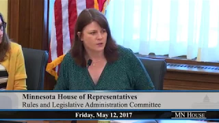 House Rules and Legislative Administration Committee 5/12/17