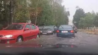 В Могилеве летний потоп 12 августа 2014