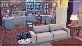 FRIENDS APARTMENT || The Sims 4 100 Day Speedbuild Challenge #14