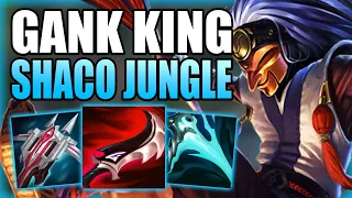 HOW TO PLAY SHACO JUNGLE & CARRY LOSING LANES WITH GANKS! - Best Build/Runes S+ - League of Legends