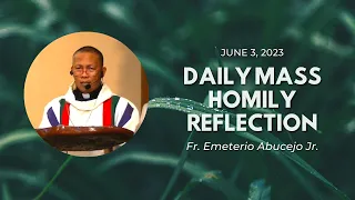 LORD'S AUTHORITY | DAILY MASS HOMILY REFLECTION - June 3, 2023 (FR. EMETERIO ABUCEJO JR.)