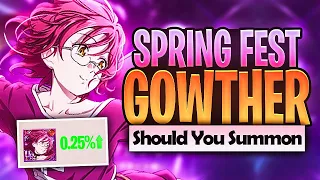 *GLOBAL PLAYERS* Should You Summon SPRING FESTIVAL GOWTHER Coming To Global?! (7DS Grand Cross)