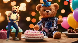 Teddy's Birthday Dance Party 🎉🥳Happy Birthday Song For Special Day