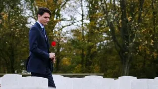 Prime Minister Trudeau marks WWI armistice in Vimy Ridge