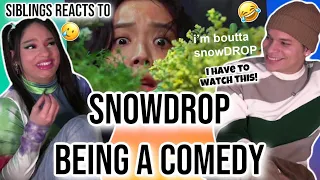 Siblings react to 'Snowdrop being a comedy for 6 minutes'