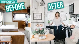 RV Renovation on a Budget Step by Step! | The DIY Mommy