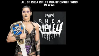 All of Rhea Ripley Championship wins in WWE - (Grand Slam Champion)