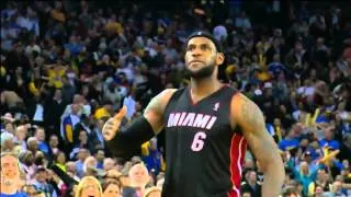 Lebron James sick game winner vs Warriors (02/12/14)