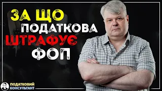 За що податкова штрафує ФОП!