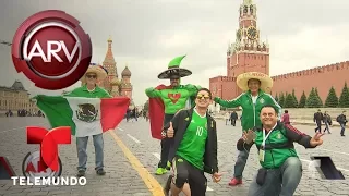 Mexicanos invaden Rusia con su fiebre futbolera | Al Rojo Vivo | Telemundo