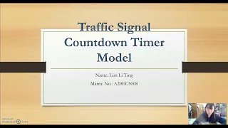 Traffic Signal Countdown Timer Model using Tinkercad