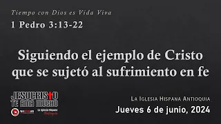 Devocional 6/6/24- 1 Pedro 3:13-22- Siguiendo el ejemplo de Jesus que se sujetó al sufrimiento en fe