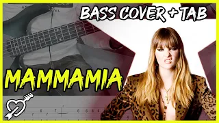 Mammamia - Maneskin -  Bass Cover + TAB