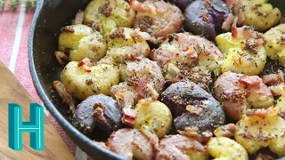 How to Make Smashed Roasted Potatoes | Hilah Cooking