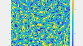 Vorticity Self Advection Periodic Domain Hyper Diffusion