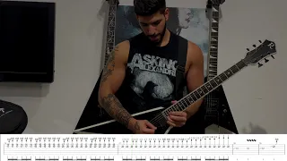 Asking Alexandria - "Alone Again" - Guitar Cover with On Screen Tabs (New Song 2021)