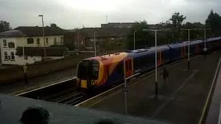 SWT Class 450 Arrival at St Denys