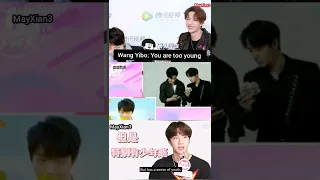 In Wang Yibo's Eyes Xiao Zhan Is Always "Too Young, Young and Juvenile"🥺 #wangyibo #xiaozhan #yizhan