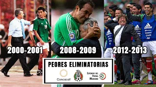 Las PEORES eliminatorias mundialistas de MÉXICO en el siglo XXI (2001-2015)