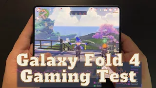Below Expectation! Galaxy Z Fold 4 Genshin Impact Gaming Test. Does it replace your iPad Mini?