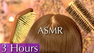 [ASMR] 3 Hours Of Insomnia Hair Play For Deep Sleep 💤 | No Talking