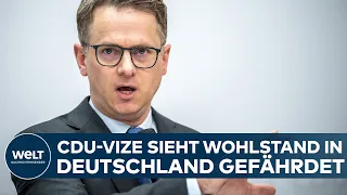 DEUTSCHLAND: CDU-Vize schlägt Alarm! Carsten Linnemann sieht Wohlstand gefährdet I WELT Interview