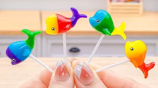 Mini Rainbow Jelly | Yummy Miniature Rainbow Jelly Cake Decorating | 1000+ Mini Cakes Making