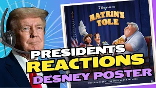 US Presidents React to PRESIDENTS in Disney Cartoons  AI Movies 😰 (PART 3-6)