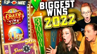 Top 10 Big Win Moments on Crazy Time 2022