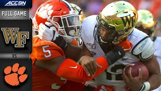 Wake Forest vs. Clemson Full Game | 2019 ACC Football