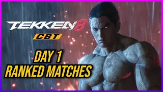 Kazuya's Still GREAT in Tekken 8! | High Level Day 1 Kazuya CBT Ranked Matches