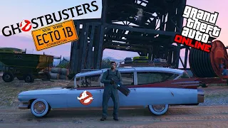 GTA 5 Online: How To Make The ECTO-1 From GHOSTBUSTERS! (Updated Version)